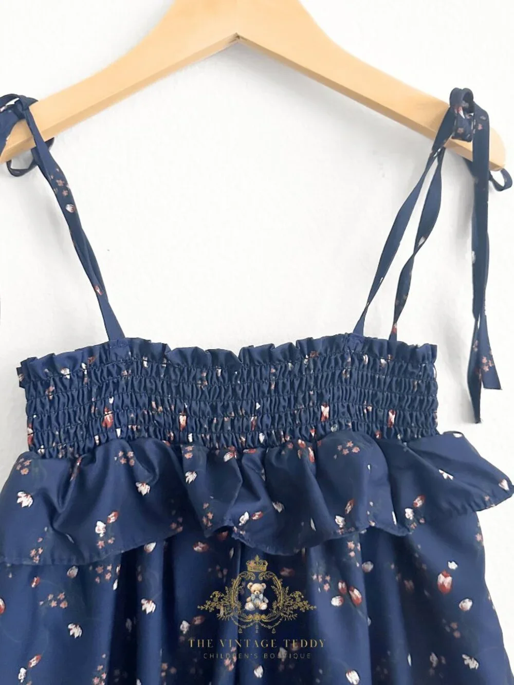 NWT Pretty Girls One-Piece Kids Floral Nap Smocking Ruffles Bohemian Summer 3T
